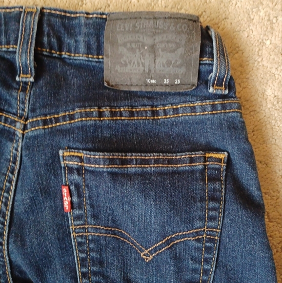 Kid's Levi's Performance 511 Slim Jeans - Indigo Blue (size 10 Regular) - Picture 5 of 7